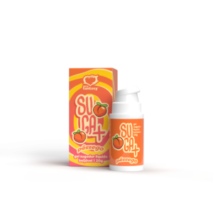 Gel SUGA+ Pêssego 20g – cosmético em gel com fragrância de pêssego