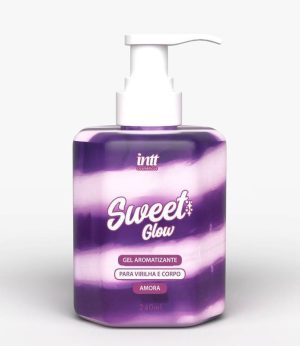 Sweet Glow Amora Gel Hidratante Beijável Intt 240ml para virilha e bumbum - imagem do frasco